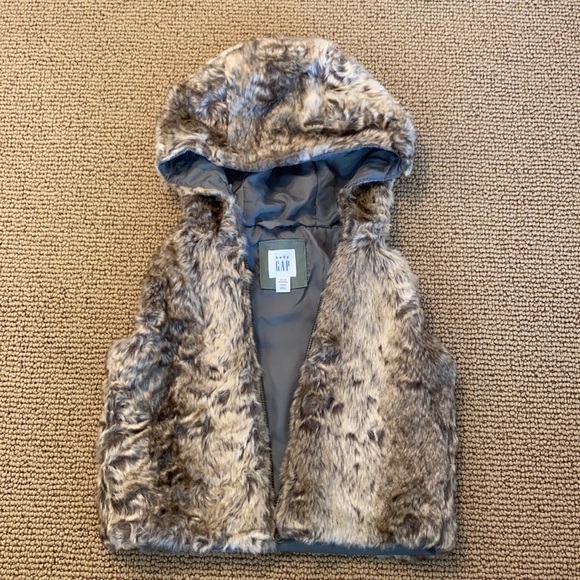 Baby Gap 3 in 1 Faux Fur Hooded Parka - NWOT - Picture 7 of 13